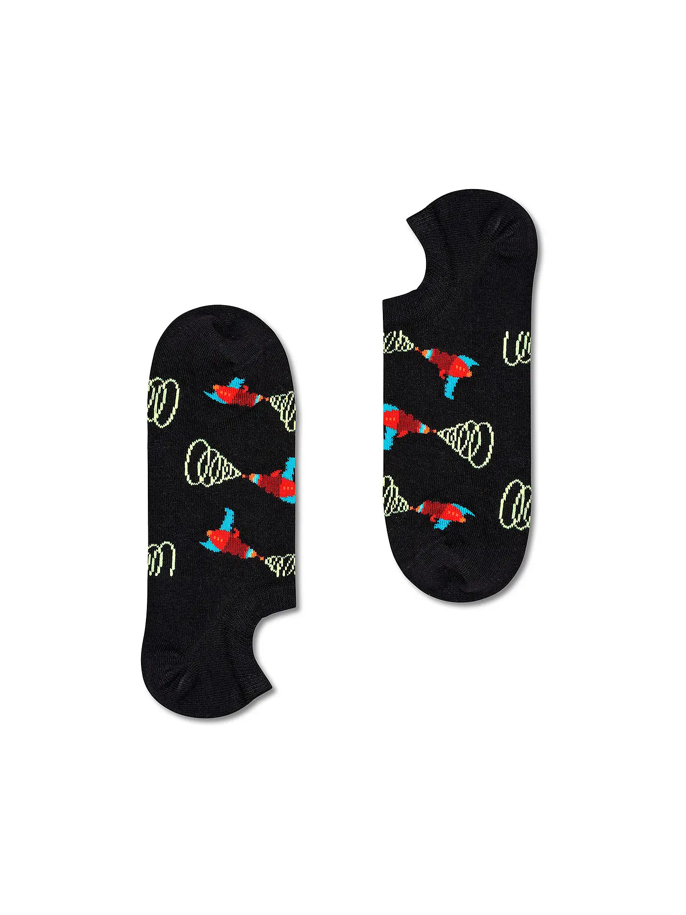HAPPY SOCKS | Herren Sneaker Socken LAZER QUEST black / multi | 